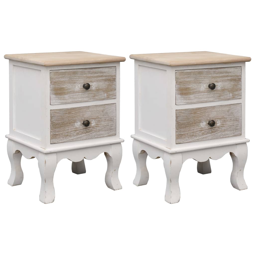 2 pcs Bedside Cabinets