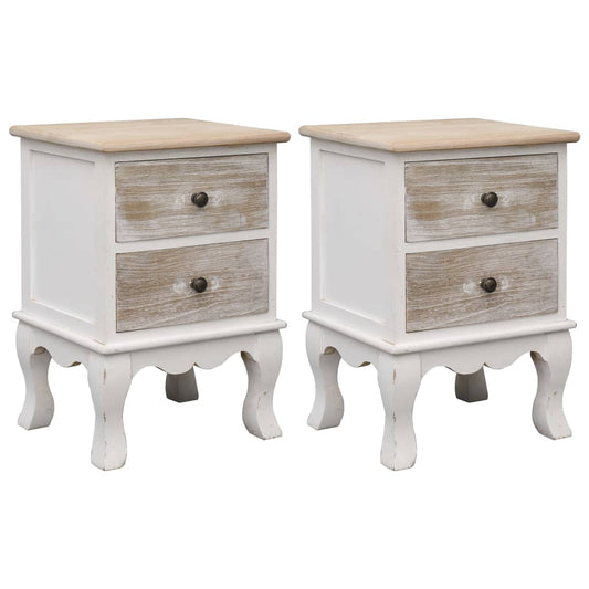 2 pcs Bedside Cabinets