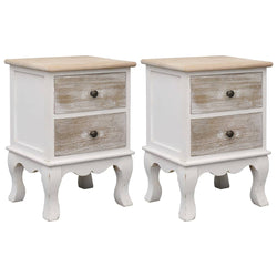 2 pcs Bedside Cabinets