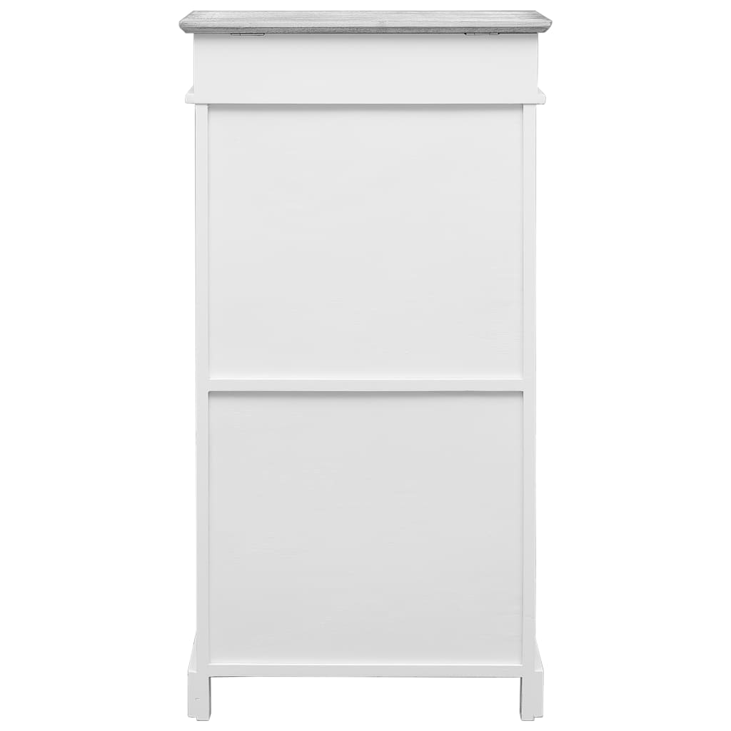 Shoe Cabinet Grey - Grey And White