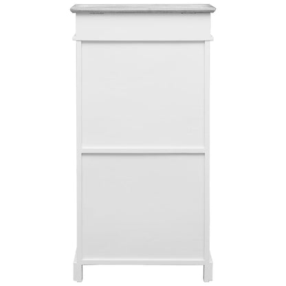 Shoe Cabinet Grey - Grey And White