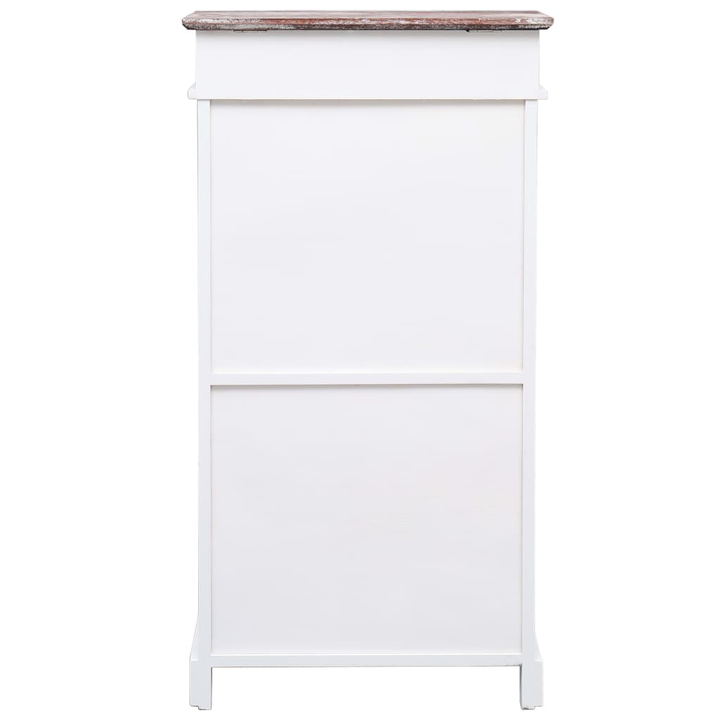 Shoe Cabinet Brown Paulownia Wood