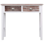 wood Console Table -Brown