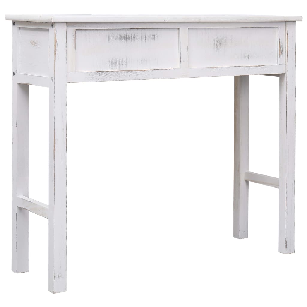 Console Table Antique White - 90×30×77cm