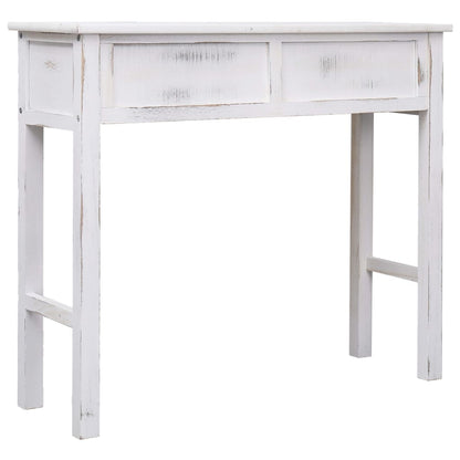 Console Table Antique White - 90×30×77cm