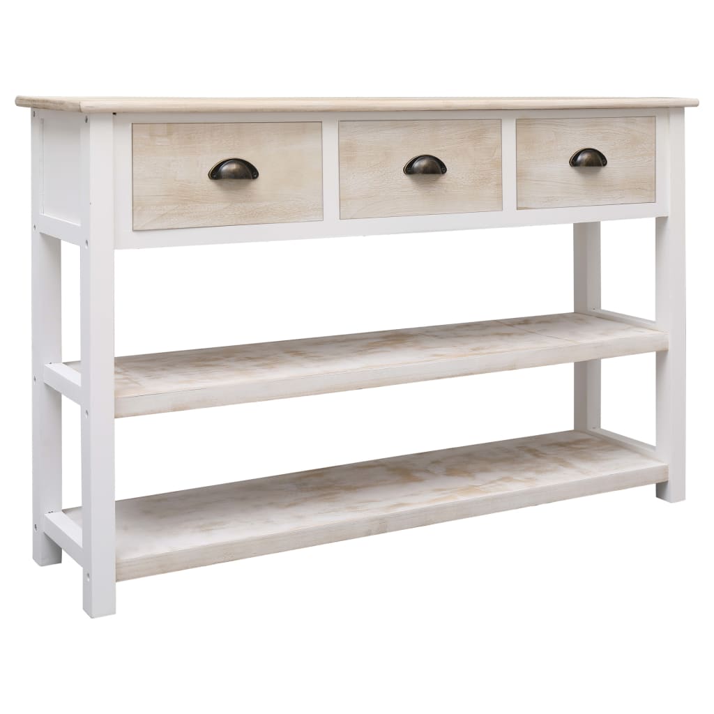 Sideboard Natural and White