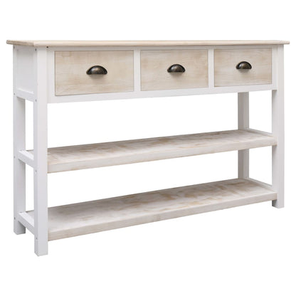 Sideboard Natural and White