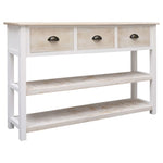 Sideboard Natural and White