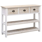 Sideboard Natural and White