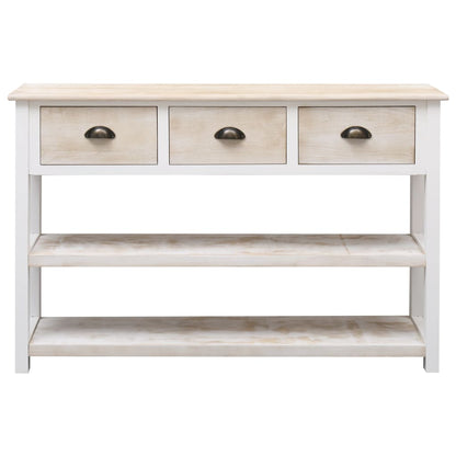 Sideboard Natural and White