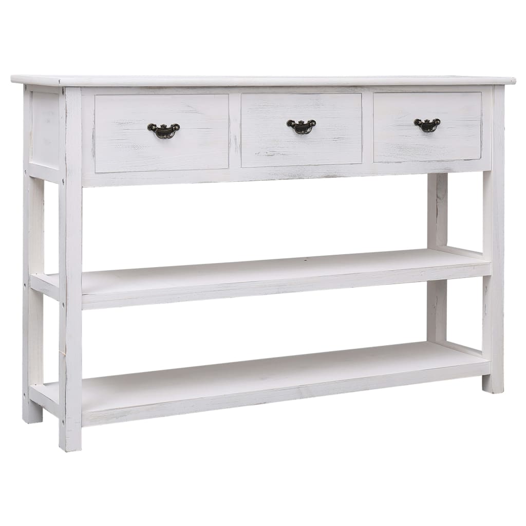 Wood Sideboard Antique White