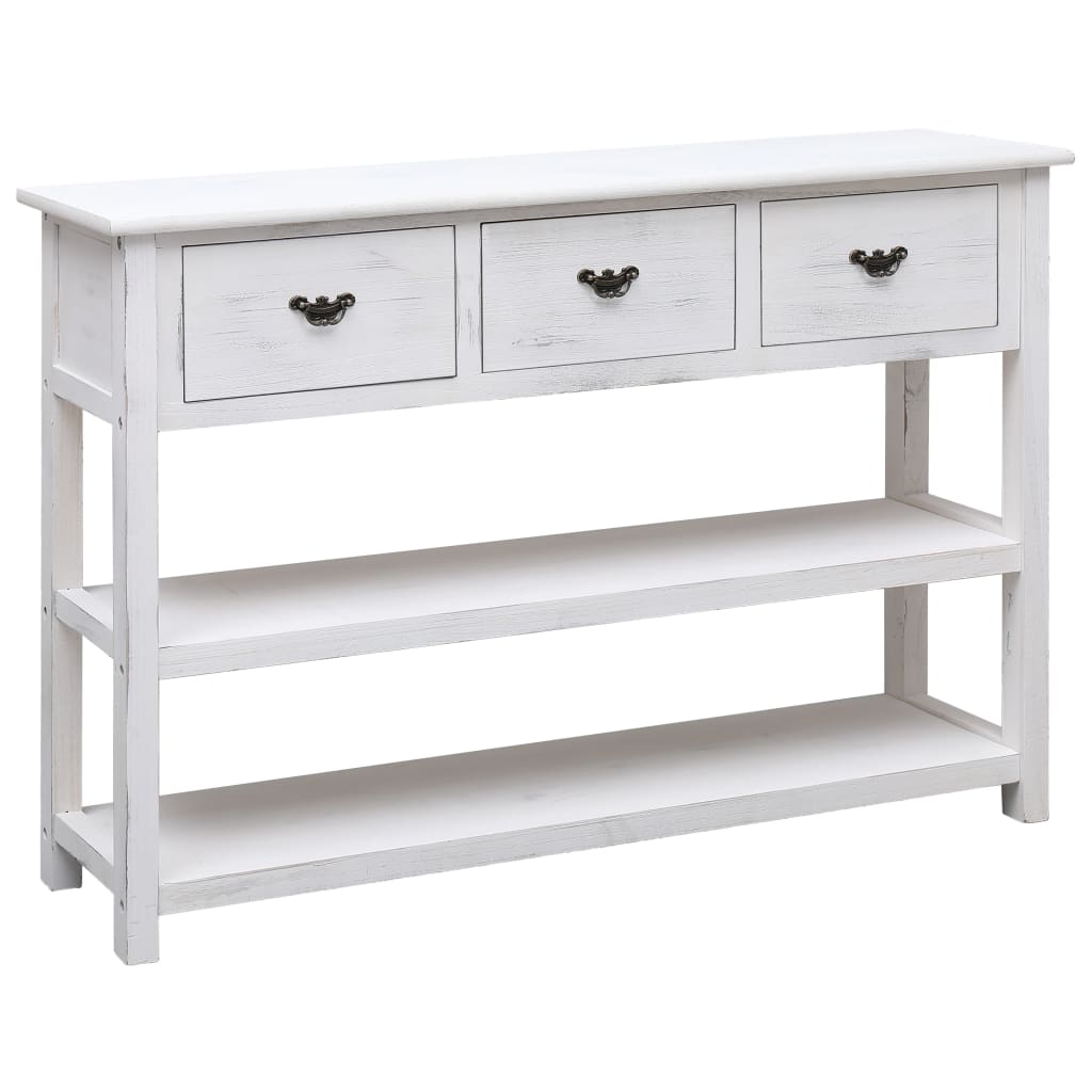 Wood Sideboard Antique White