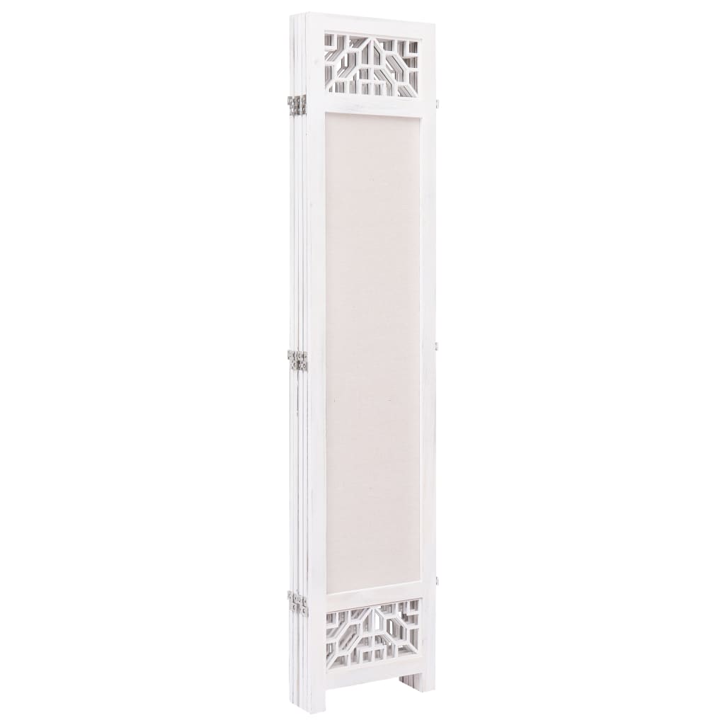 5-Panel Room Divider Cream