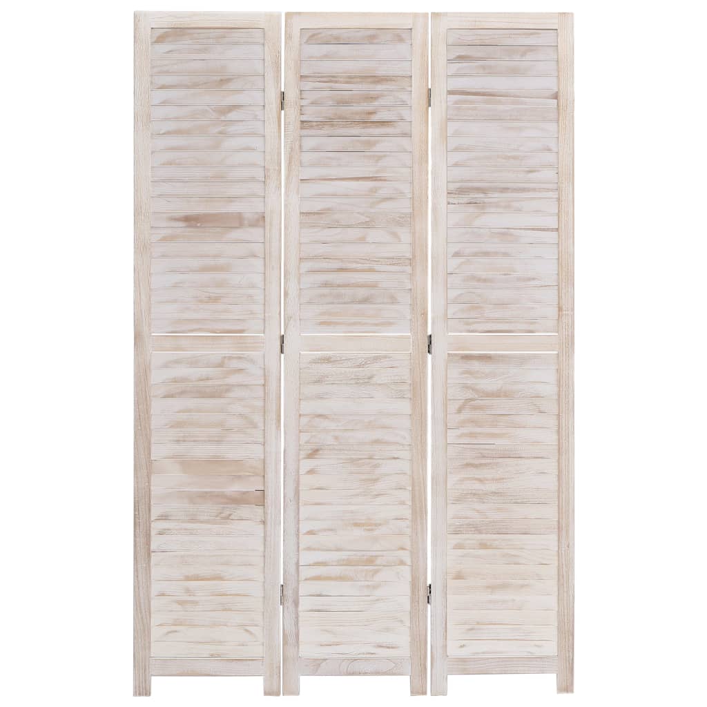 3-Panel Room Divider White