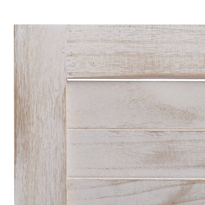 5-Panel Room Divider White - 175×165cm