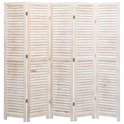 5-Panel Room Divider - 175×165cm