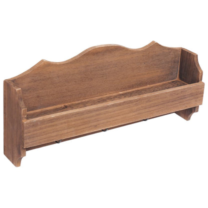 Wall Mounted Coat Rack Brown - 50×10×23cm