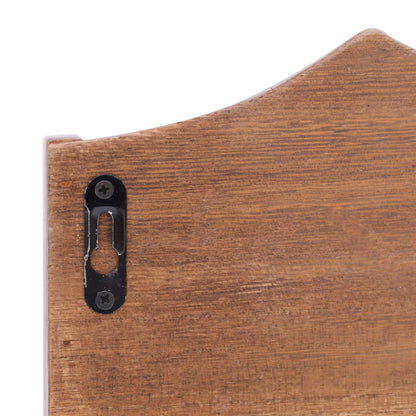 Wall Mounted Coat Rack Brown - 50×10×23cm