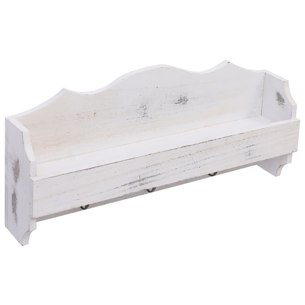 Wall Mounted Coat Rack White