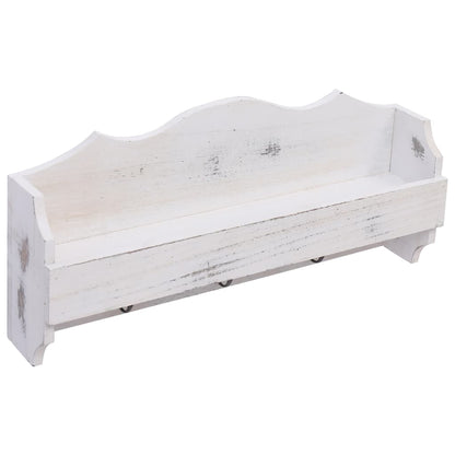 Wall Mounted Coat Rack White
