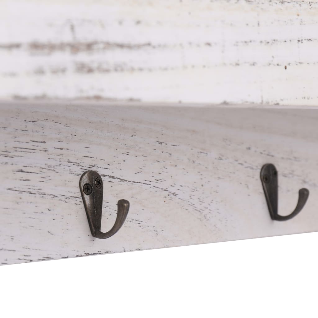 Wall Mounted Coat Rack White