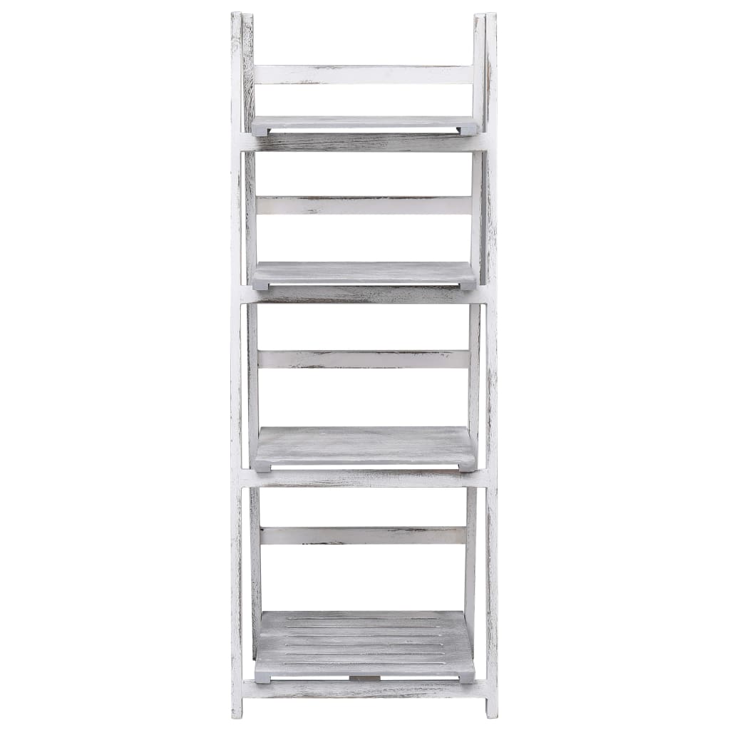 4-Tier Plant Stand Grey