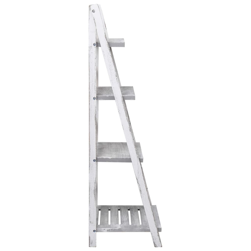 4-Tier Plant Stand Grey