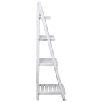4-Tier Plant Stand White