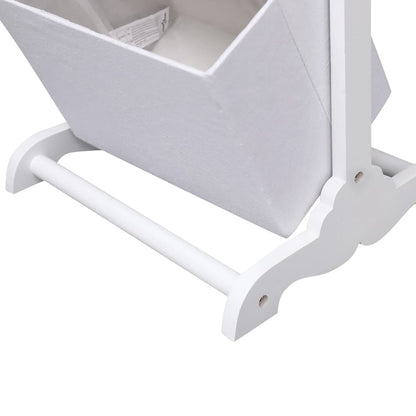 4-Layer Basket Rack White