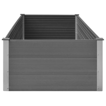 Garden Planter Grey WPC - 200×100×54cm