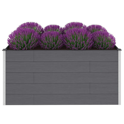 Garden Planter Grey WPC - 200×100×91cm