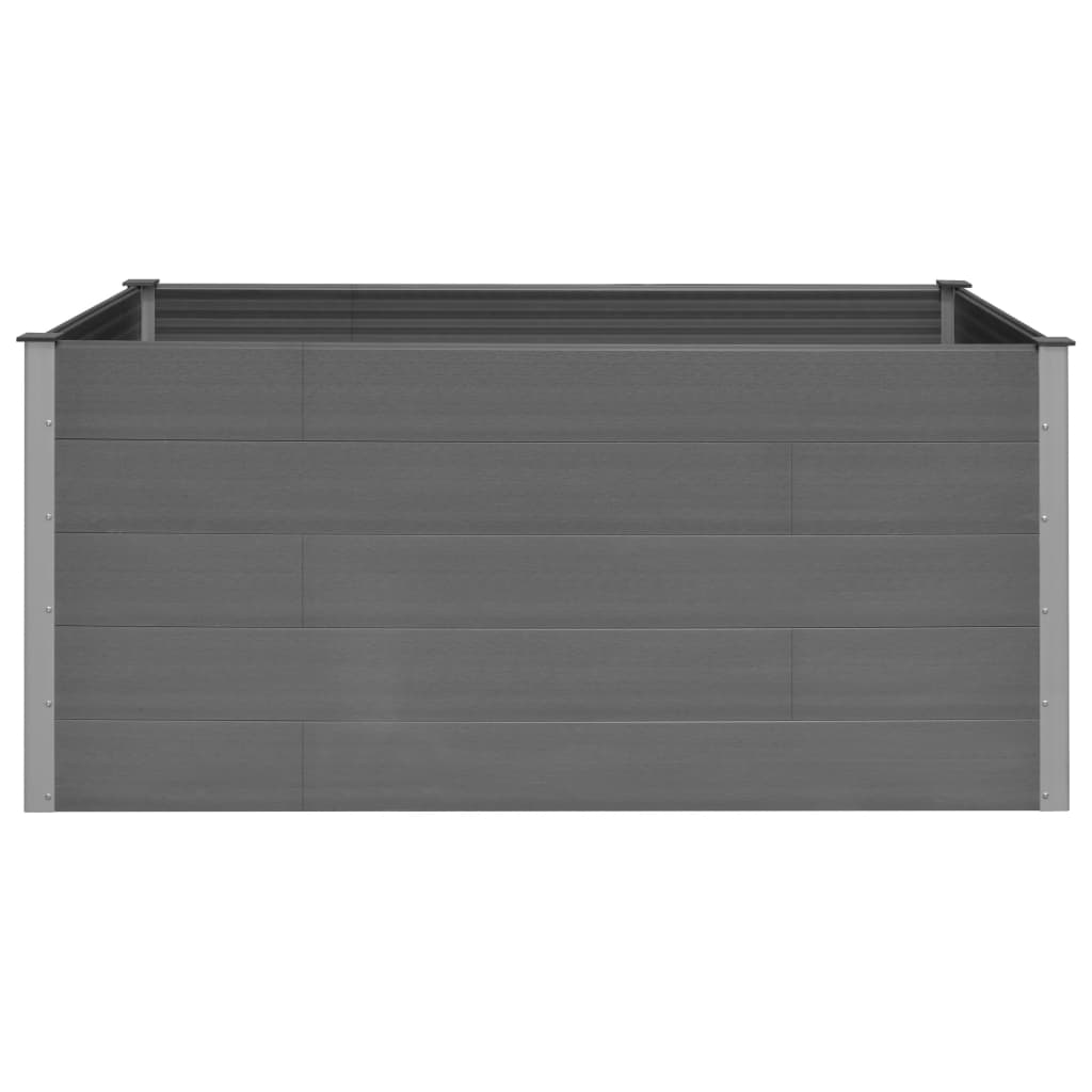 Garden Planter Grey WPC - 200×100×91cm