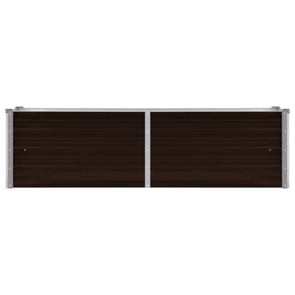 45718 Garden Raised Bed Brown Galvanised Steel