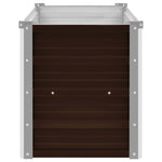 45718 Garden Raised Bed Brown Galvanised Steel