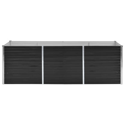 Garden Raised Bed Anthracite Galvanised Steel