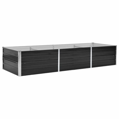 45727 Garden Raised Bed Anthracite 240x80x45 cm Galvanised Steel