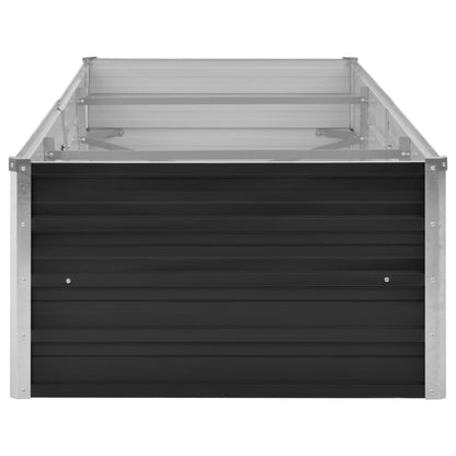 45727 Garden Raised Bed Anthracite 240x80x45 cm Galvanised Steel
