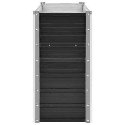 45730 Garden Raised Bed Anthracite 160x40x77 cm Galvanised Steel