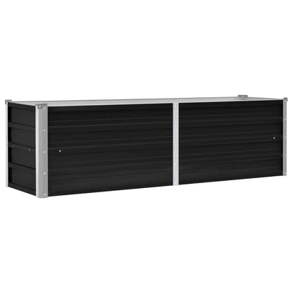 45731 Garden Raised Bed Anthracite 160x40x45 cm Galvanised Steel