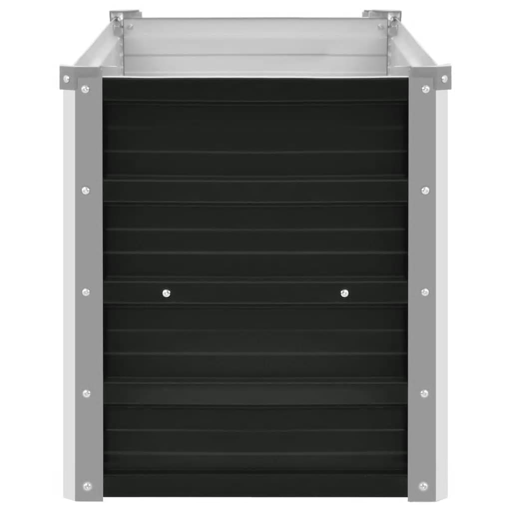 45731 Garden Raised Bed Anthracite 160x40x45 cm Galvanised Steel