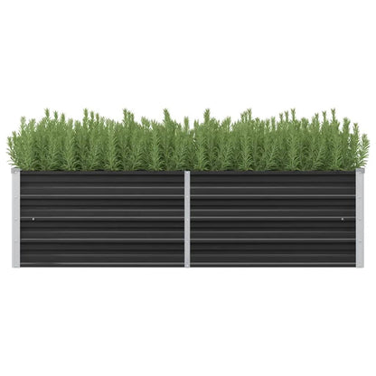 45731 Garden Raised Bed Anthracite 160x40x45 cm Galvanised Steel