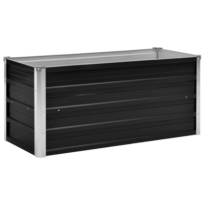 45733 Garden Raised Bed Anthracite 100x40x45 cm Galvanised Steel