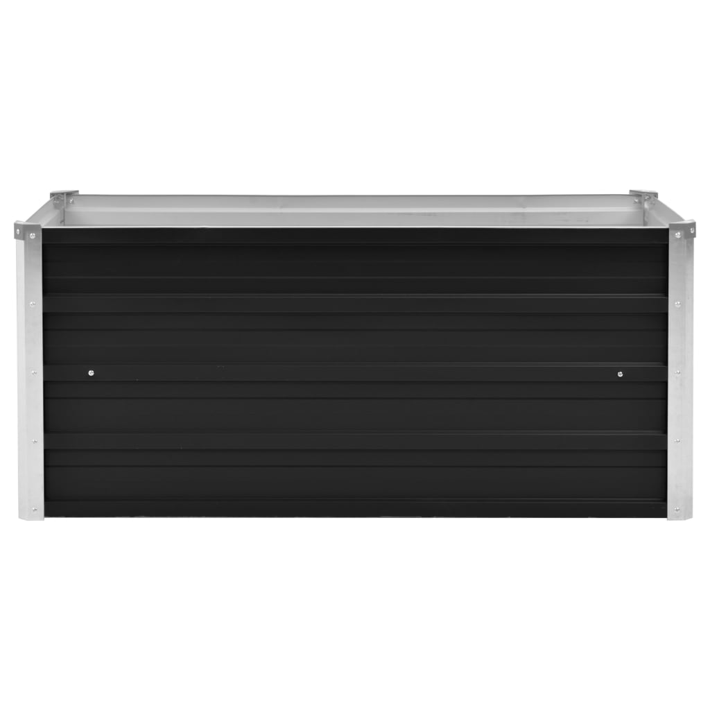 45733 Garden Raised Bed Anthracite 100x40x45 cm Galvanised Steel