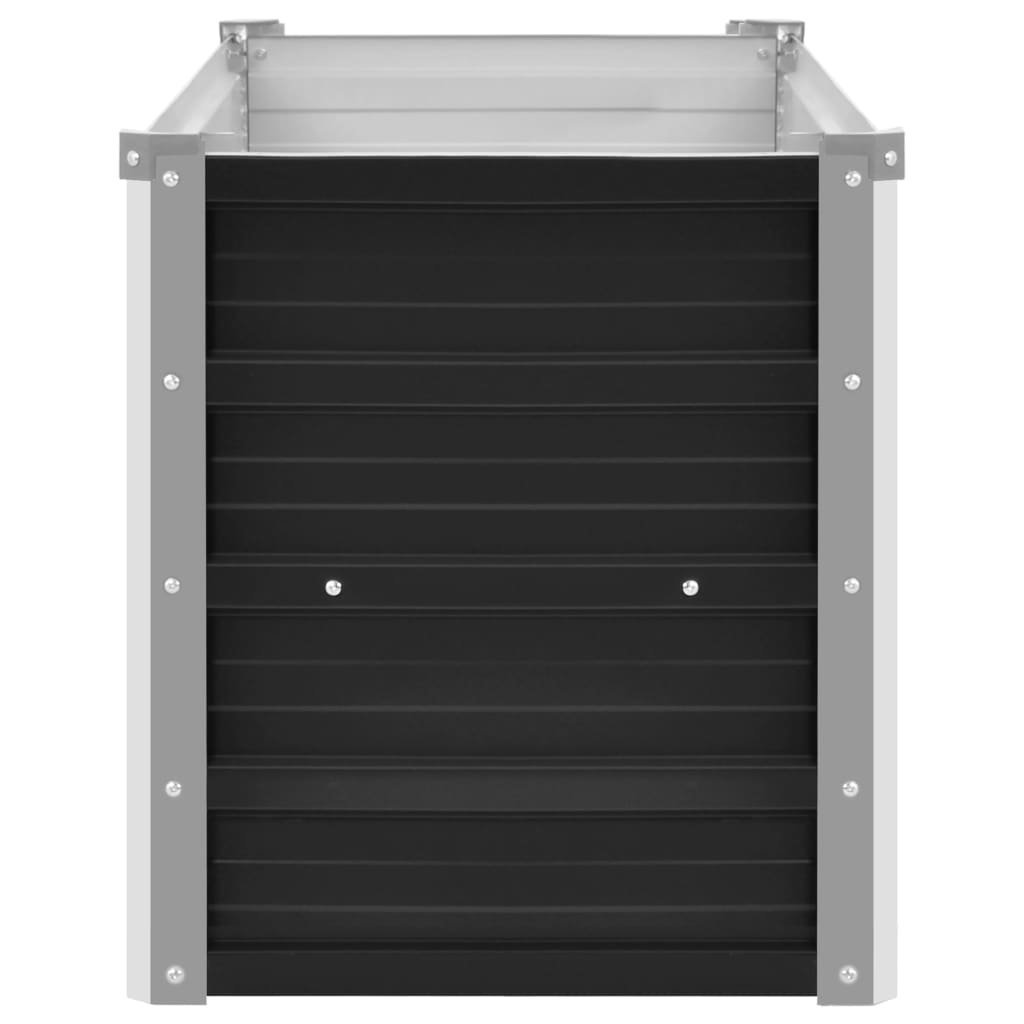 45733 Garden Raised Bed Anthracite 100x40x45 cm Galvanised Steel