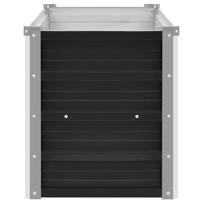 45733 Garden Raised Bed Anthracite 100x40x45 cm Galvanised Steel