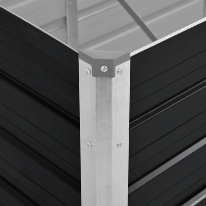45733 Garden Raised Bed Anthracite 100x40x45 cm Galvanised Steel