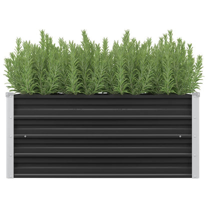 45733 Garden Raised Bed Anthracite 100x40x45 cm Galvanised Steel
