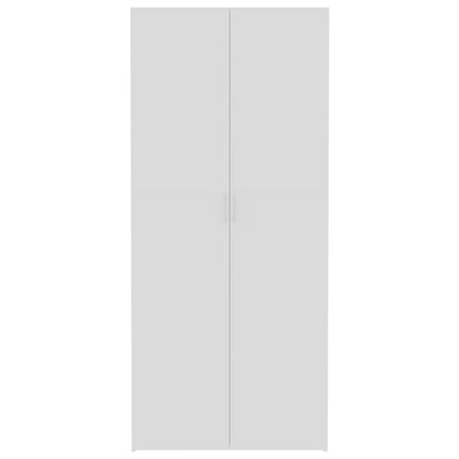 Storage Cabinet White Chipboard