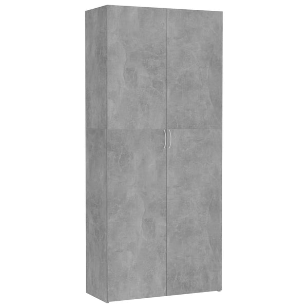  Storage Cabinet Concrete Grey Chipboard