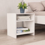 Bedside Cabinet White Chipboard